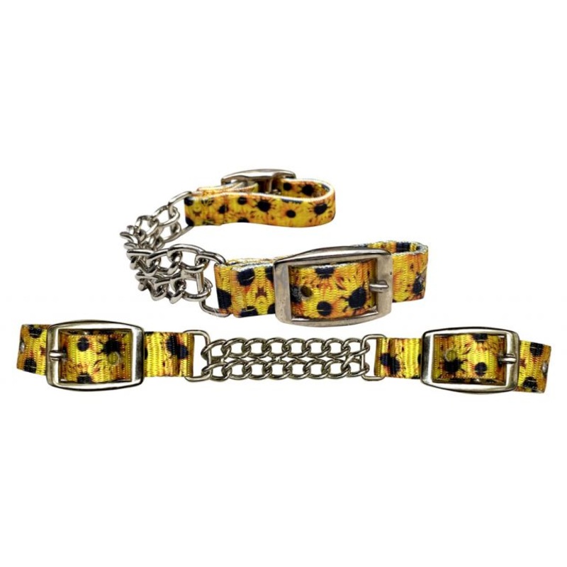 Nylon Curb Strap ~ Sunflower