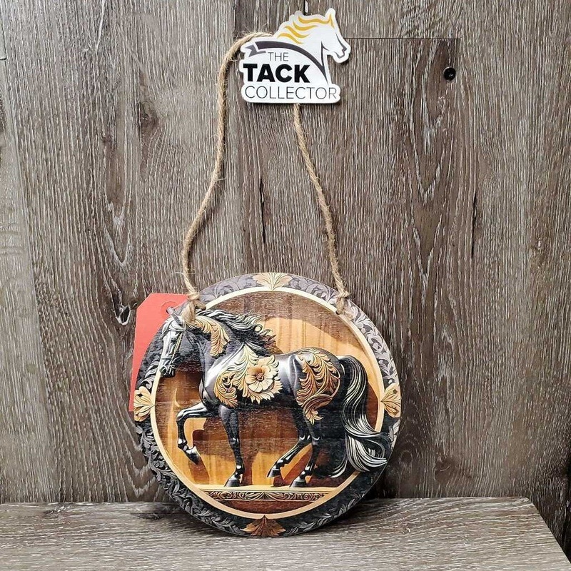 Decorative Horse Hanger, rope *new 7.5″ Brown/Multi New
