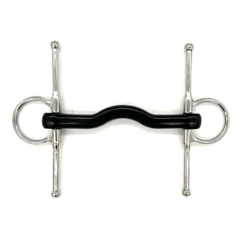 AJR Vulcanite Port Full Cheek Bit 135mm