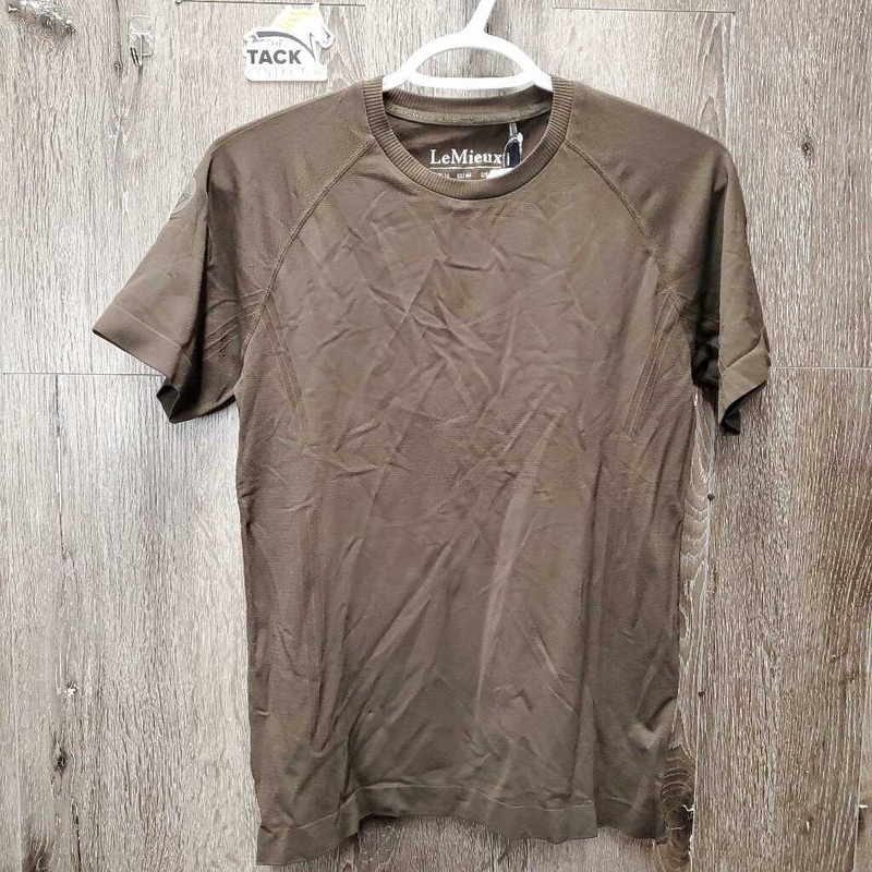 SS Seamless Shirt, tag *new 12 *Lg Alpine – Green New