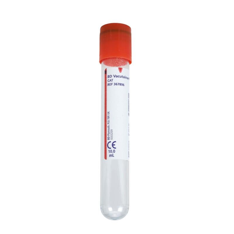 Vacutainer Pl Serum Tub 10mL -Red 10mL