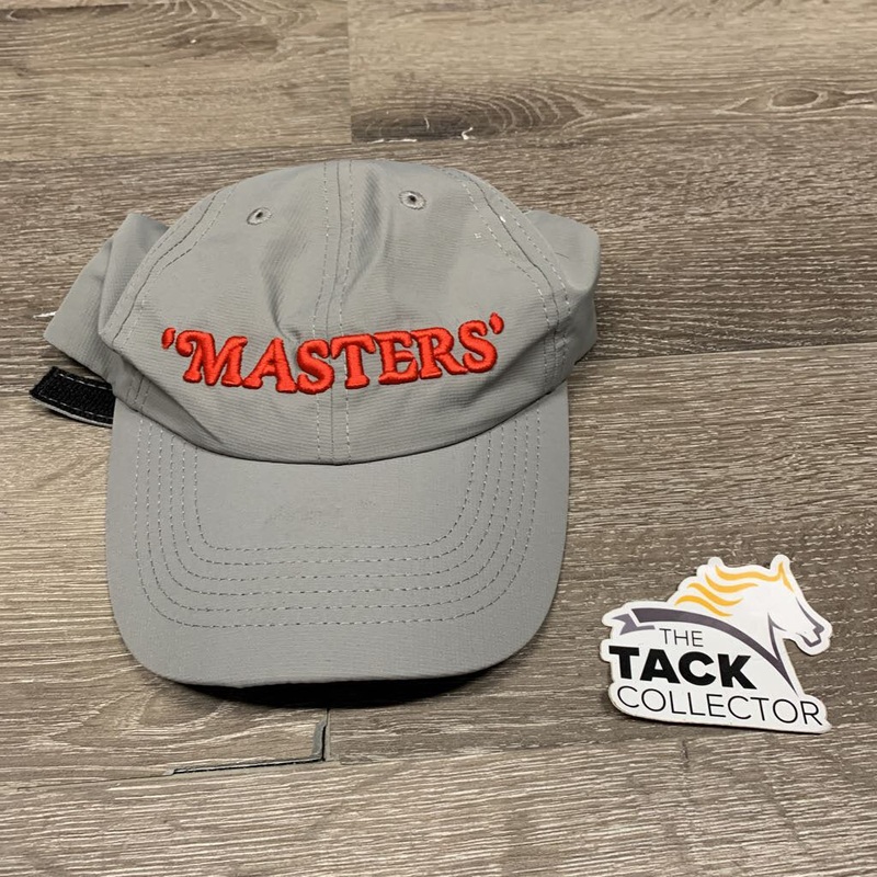 Performance Ball Cap “Masters” *vgc, mnr hair, dirt?stain Grey/Red Used