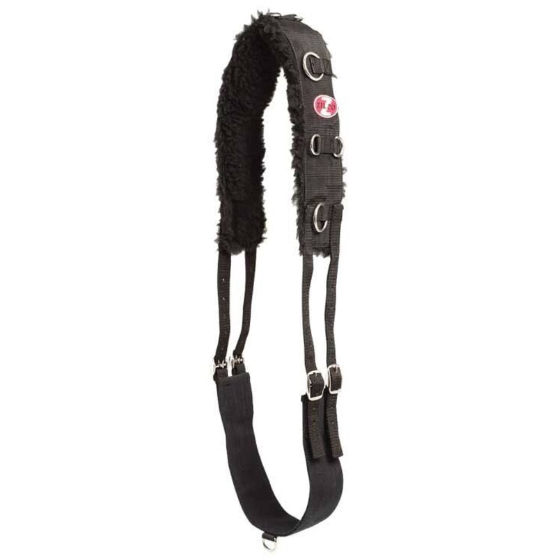 Zilco Lunge Roller & Girth with Fleece Small Black