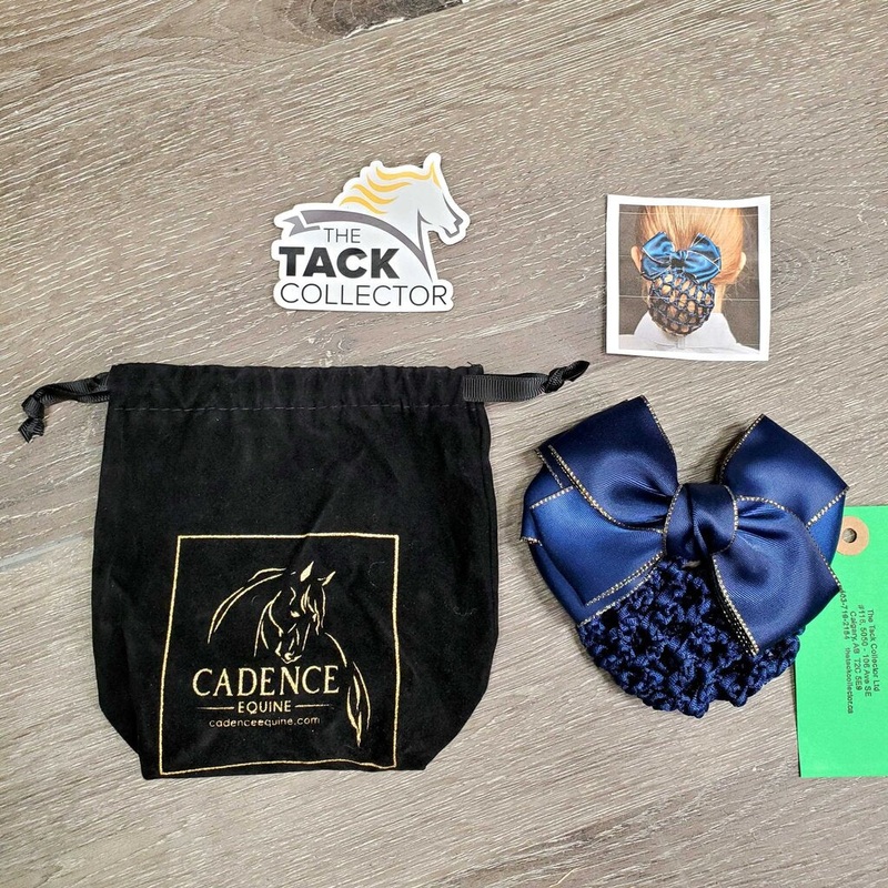 Hair Bow & Bun Cover, Clip, Bag *new Blue/Gold New