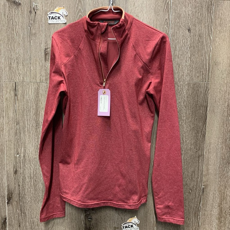 LS Shirt, Mesh Back, 1/4 Zip Up *xc, like new L Re/Peachd Used