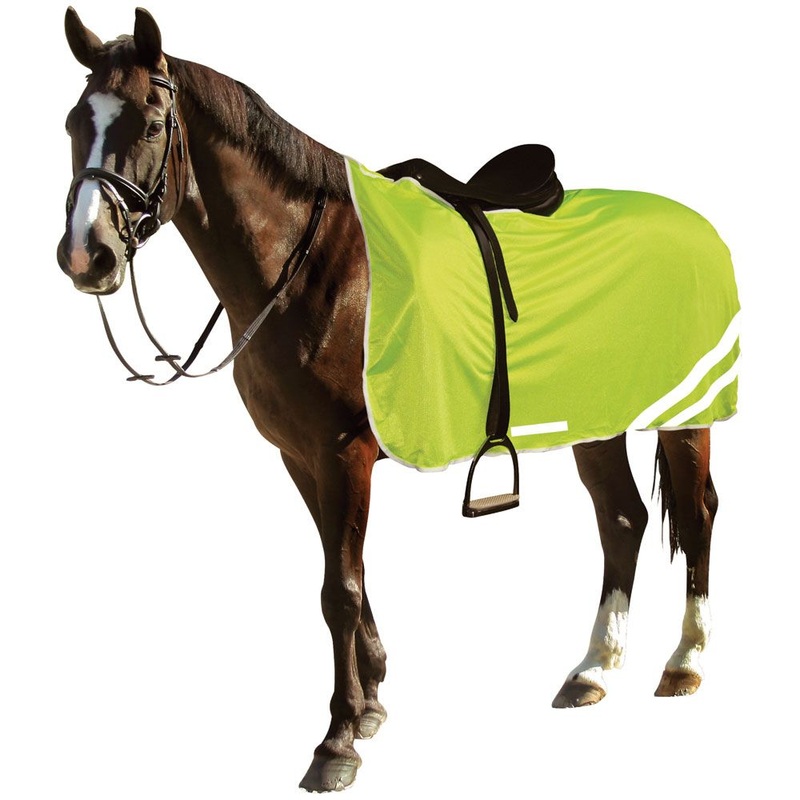 Covalliero Reflective Riding Blanket Neon Yellow 135cm