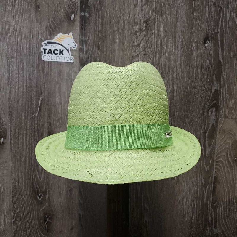 ‘Alice’ Straw Fedora, tags *new M Lime Green New