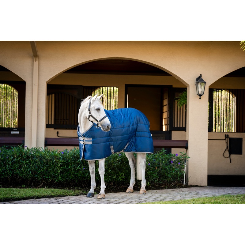 Amigo Ripstop Insulator Stable Rug 100g Navy/Grey 6ft