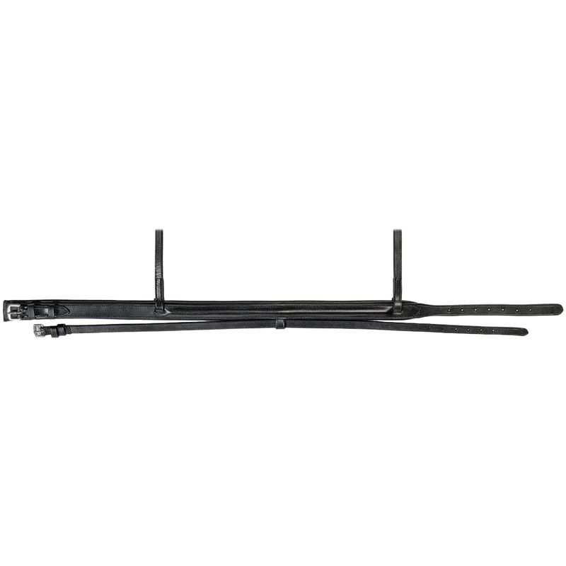 Avignon Plain Flash Noseband Black Pony