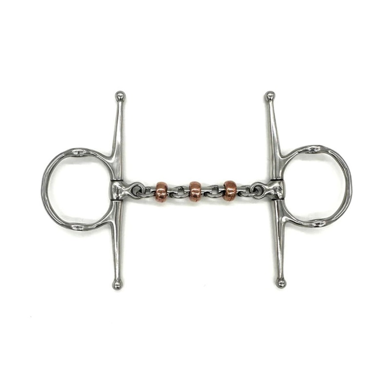 AJR Copper Roller Waterford Nelson Gag Bit 13.5cm