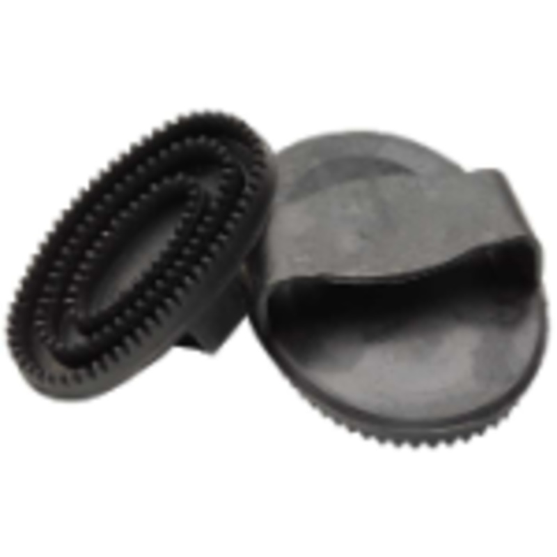Zilco Rubber Curry Comb Black Large – Adult