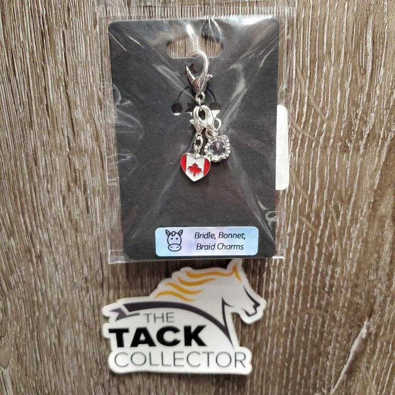 “Canada Flag” Bridle Charm, bag *new New