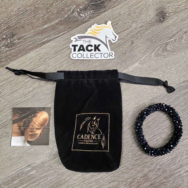 Beaded Hair Scrunchie, bag *new Navy New