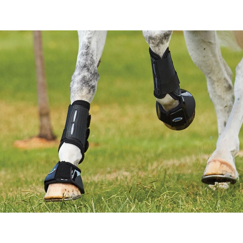 Weatherbeeta Eventing Boots (Front) Black Cob Front