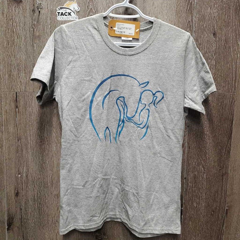 SS Reflective Logo T Shirt *new S Grey/Blue New