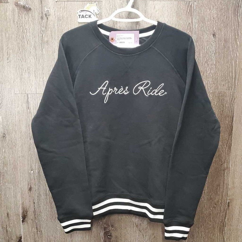 “Amelia” Sweatshirt, tag *new Med Black/White New