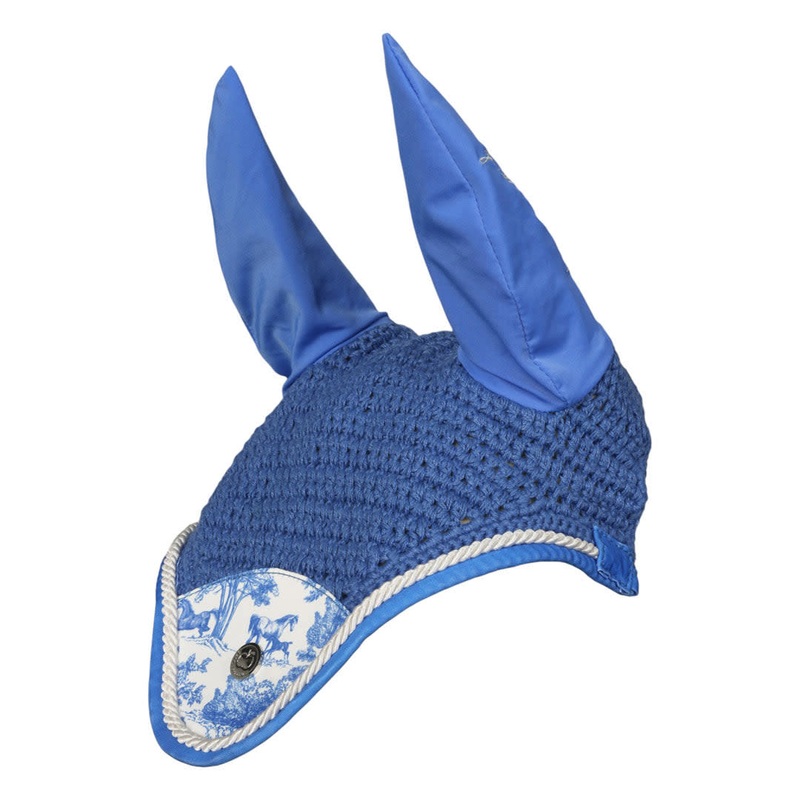 Dapplebay Fly Veil – Blue Equestrian Toile