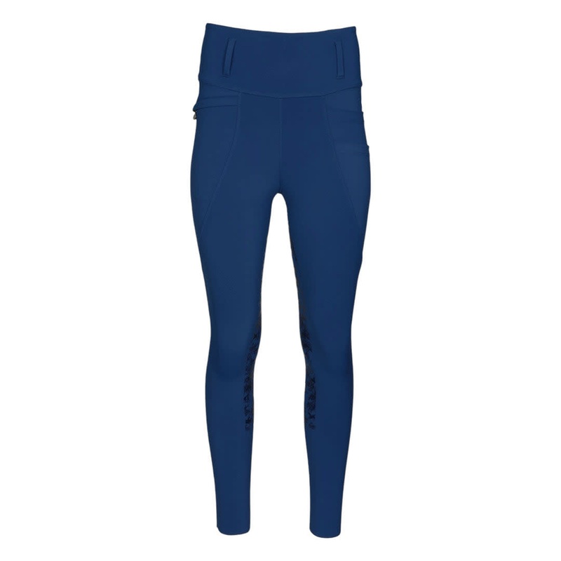 Dapplebay Kids Essential Full Seat Tights – Navy Equestrian Toile