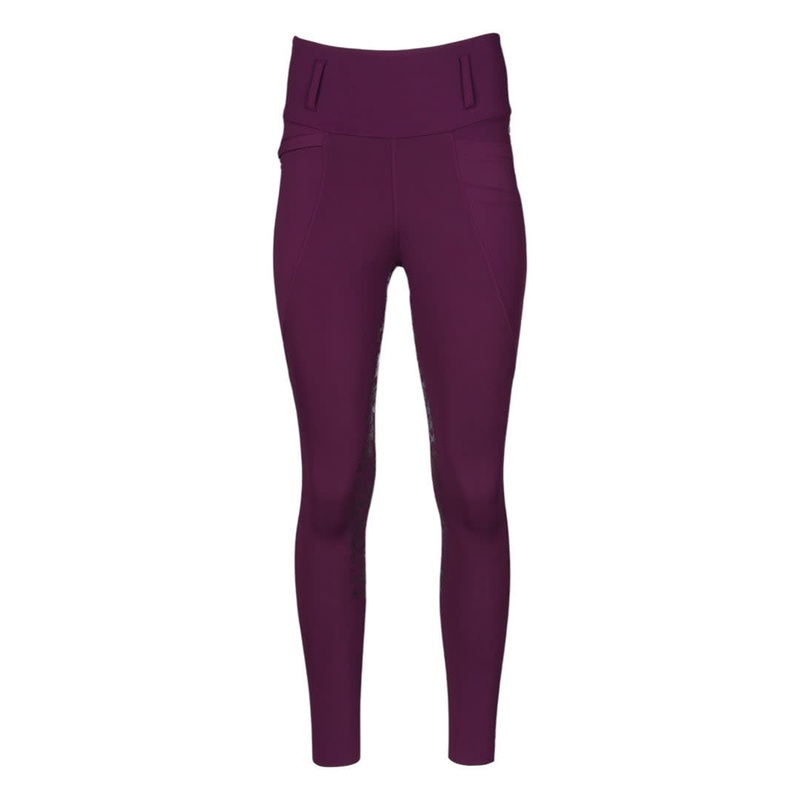 Dapplebay Kids Essential Full Seat Tights – Plum Equestrian Toile