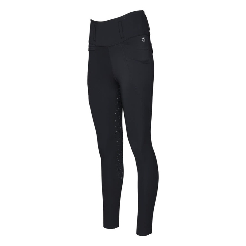 Dapplebay Womens Constellation Essential Full Seat Riding Tights – Black