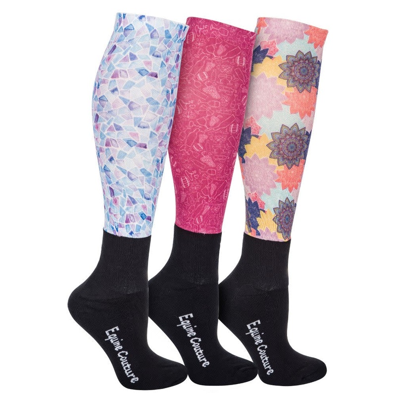 Equine Couture Womens OTC Socks 3 Pack – Art & Wine
