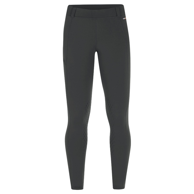 Kerrits Kids Power Stretch Knee Patch Pocket Tights – Pine