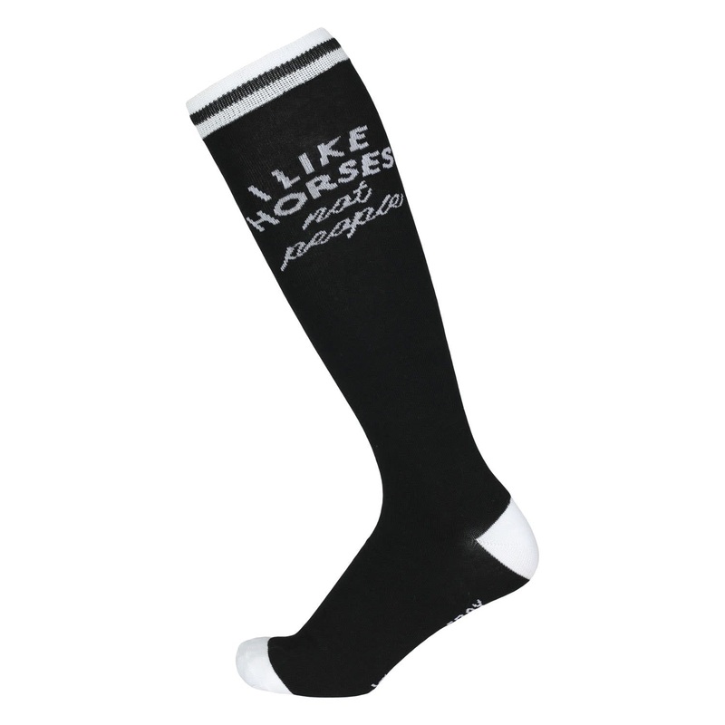 Dapplebay Womens Knit Boot Socks – I Like Horses