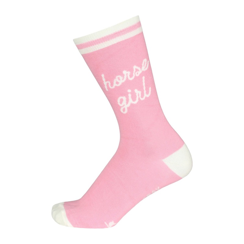 Dapplebay Womens Knit Crew Socks – Horse Girl