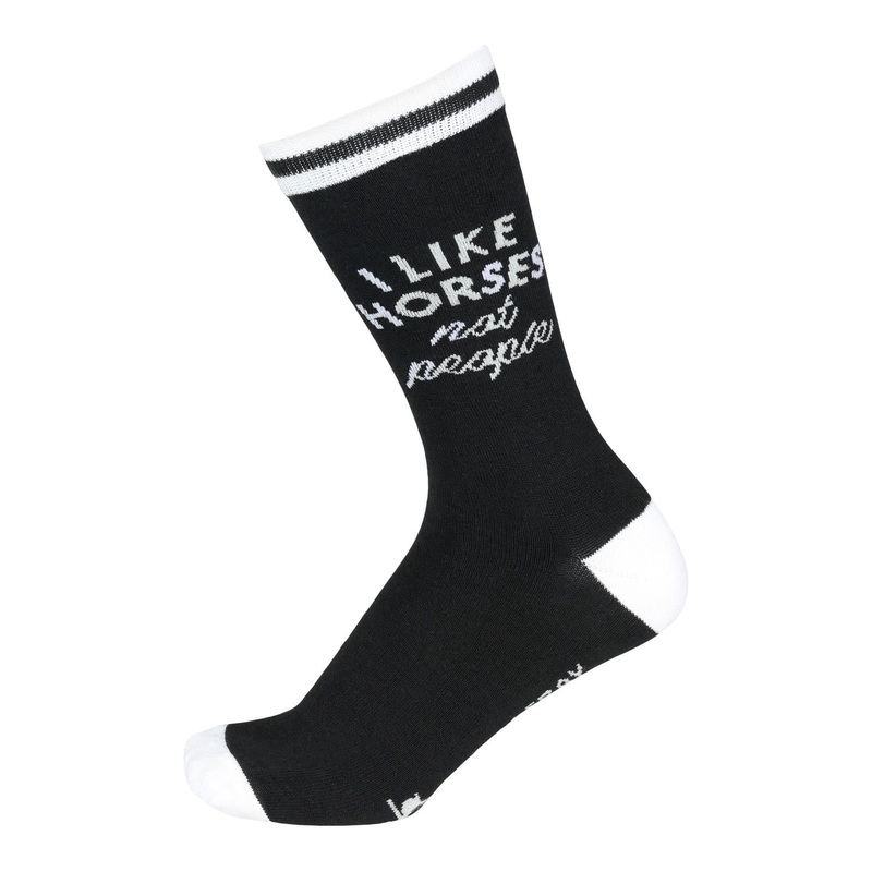 Dapplebay Womens Knit Crew Socks – I Like Horses