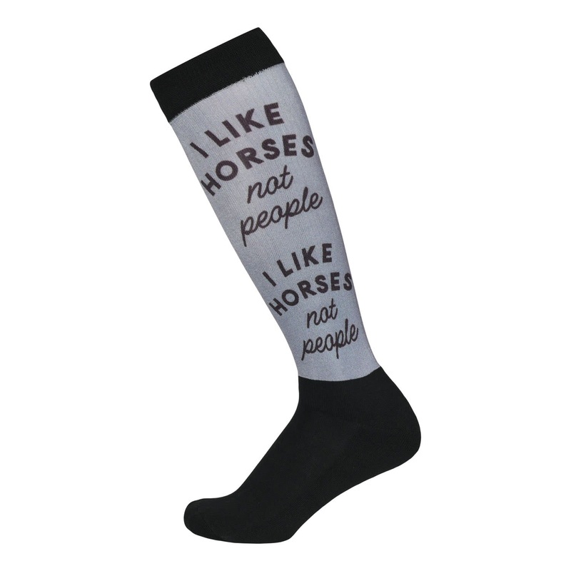 Dapplebay Womens Slick Boot Socks – I Like Horses