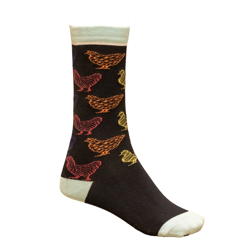 Shires Aubrion Kids Bamboo Ankle Socks – Chicken