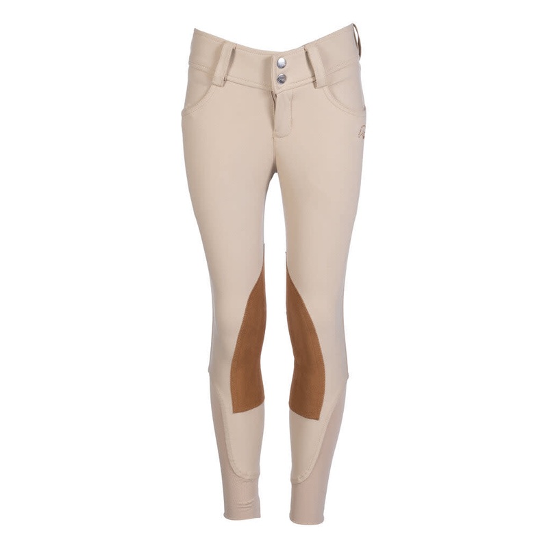 HKM Kids Hunter Alos Knee Patch Breeches – Dark Nature