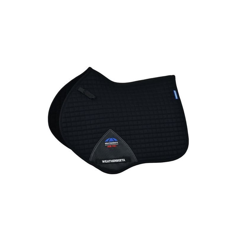 Weatherbeeta Prime Air-Tec Jump Shaped Saddle Pad – Black