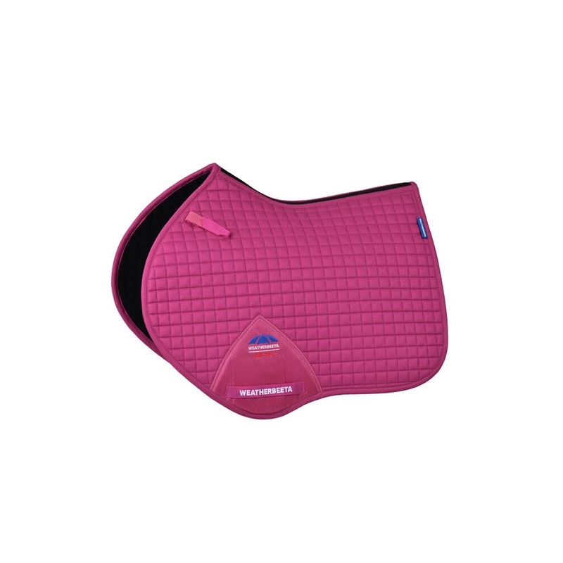 Weatherbeeta Prime Air-Tec Jump Shaped Saddle Pad – Bright Magenta