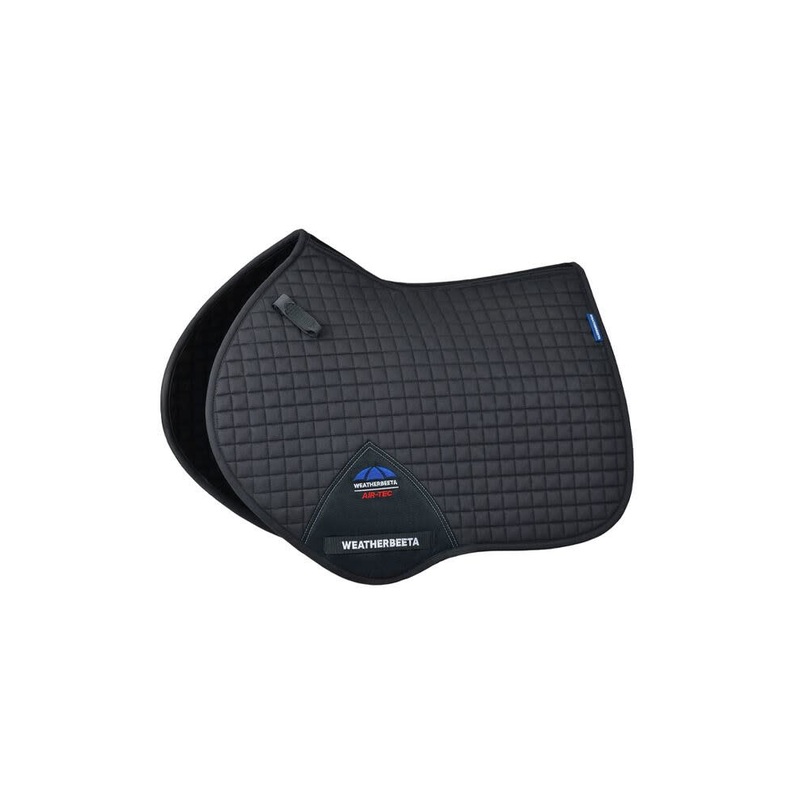 Weatherbeeta Prime Air-Tec Jump Shaped Saddle Pad – Charcoal