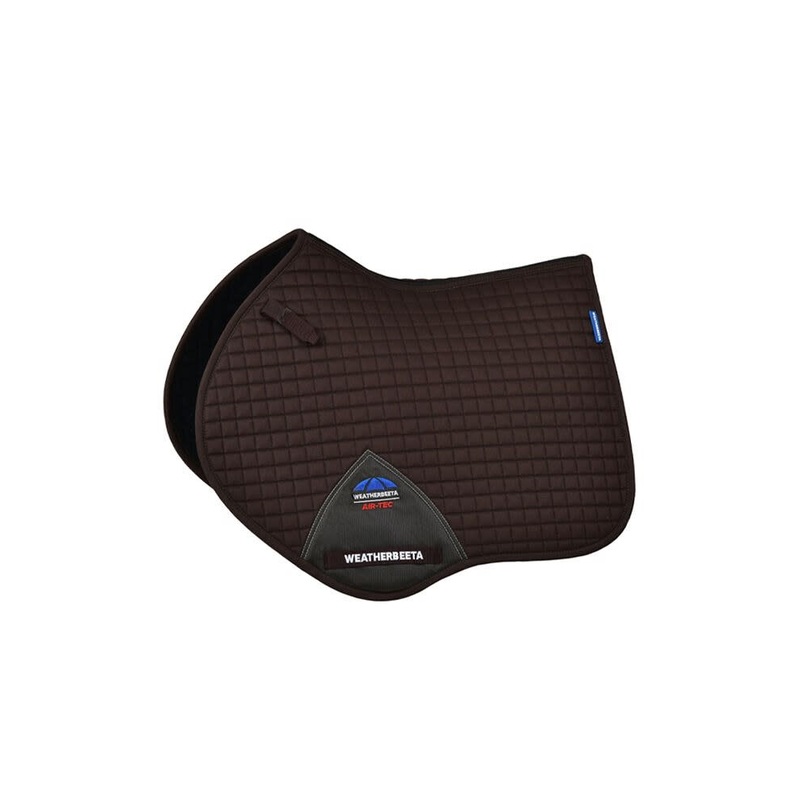 Weatherbeeta Prime Air-Tec Jump Shaped Saddle Pad – Chocolate