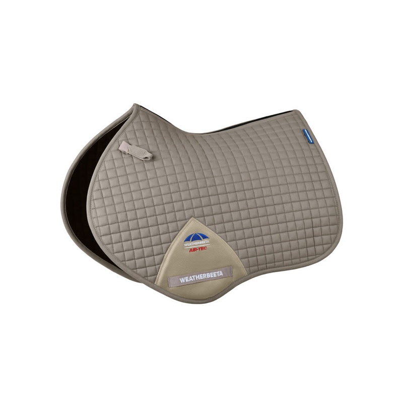Weatherbeeta Prime Air-Tec Jump Shaped Saddle Pad – Natural Clay
