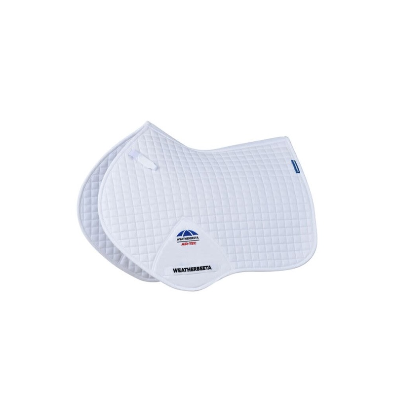 Weatherbeeta Prime Air-Tec Jump Shaped Saddle Pad – White