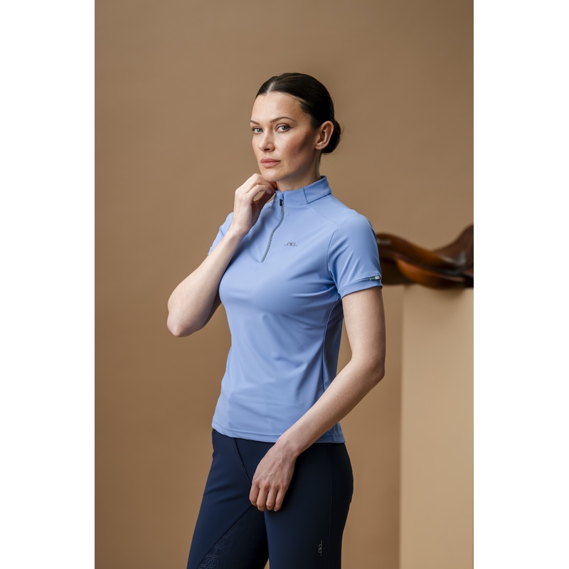 Alessandro Albanese Womens Gia Tech Quarter Zip – Sicilian Blue