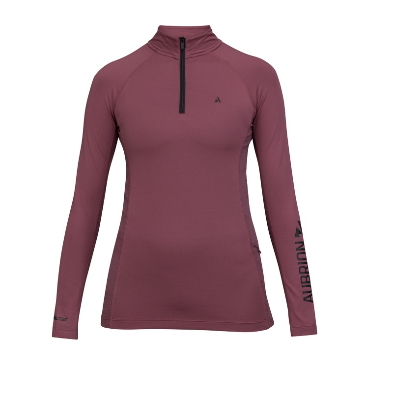 Shires Aubrion Womens React Long Sleeve Sun Shirt – Mauve