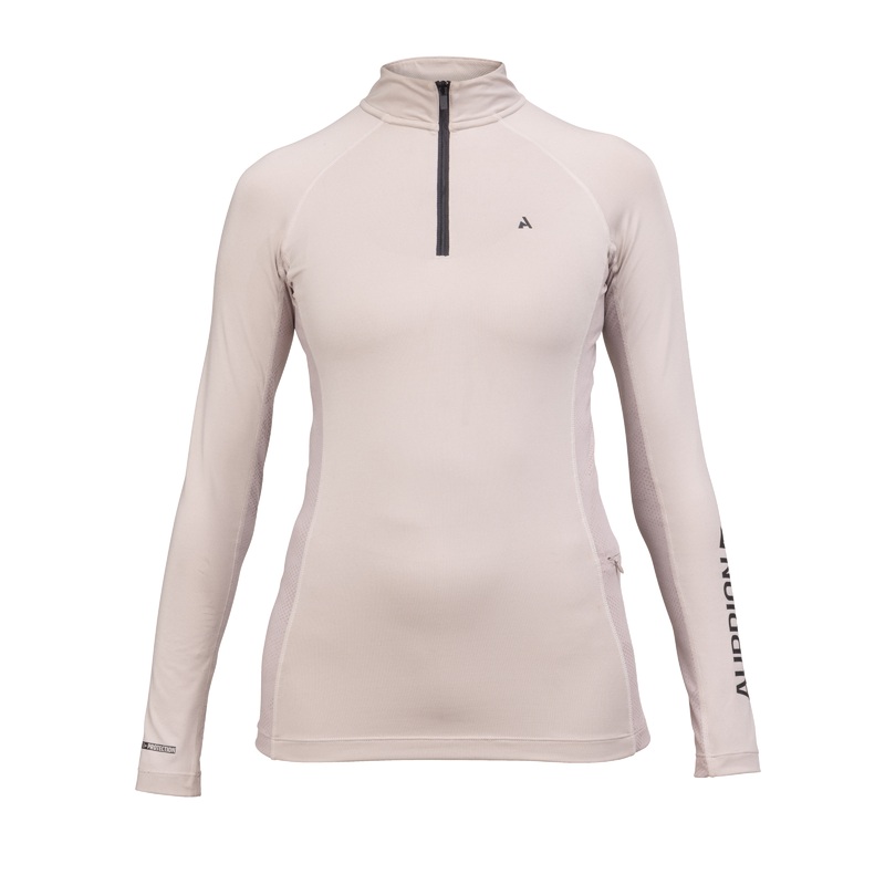 Shires Aubrion Womens React Long Sleeve Sun Shirt – Sand