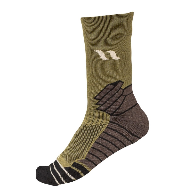 Back on Track Rowan Crew Sock – Olive Green