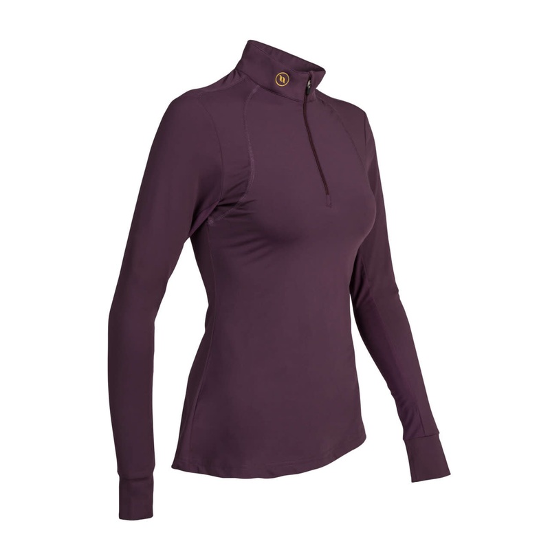 Back on Track Womens Agnez P4G Long Sleeve Top – Plum