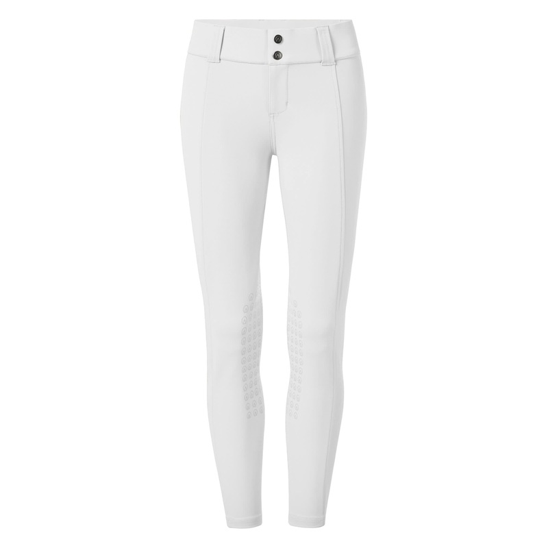 Kerrits Kids Affinity Pro Knee Patch Breeches – White