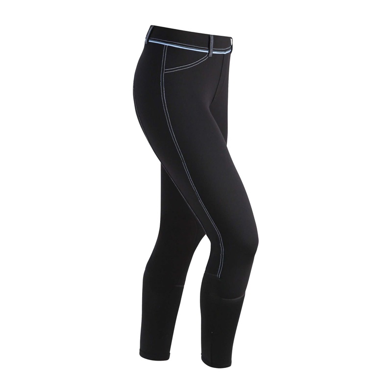 Irideon Womens Zanzibar Tights – Black/Cornflower