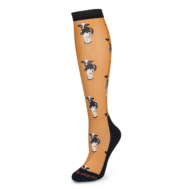 Centaur Ranch Boot Socks – Cows