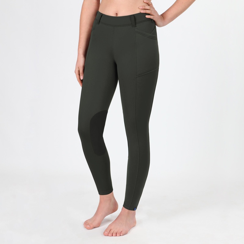 Irideon Womens Thermasoft Knee Patch Breeches – Cavalry