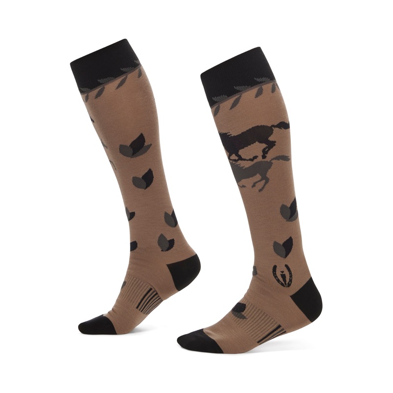 Kerrits Womens On The Double Knee Hi Socks – Antler