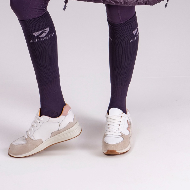 Shires Aubrion Kids Winter Performance Socks – Purple