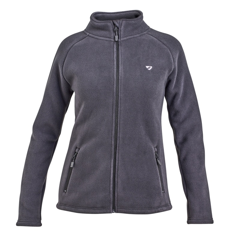 Shires Aubrion Womens Restore Full Zip Fleece – Charcoal